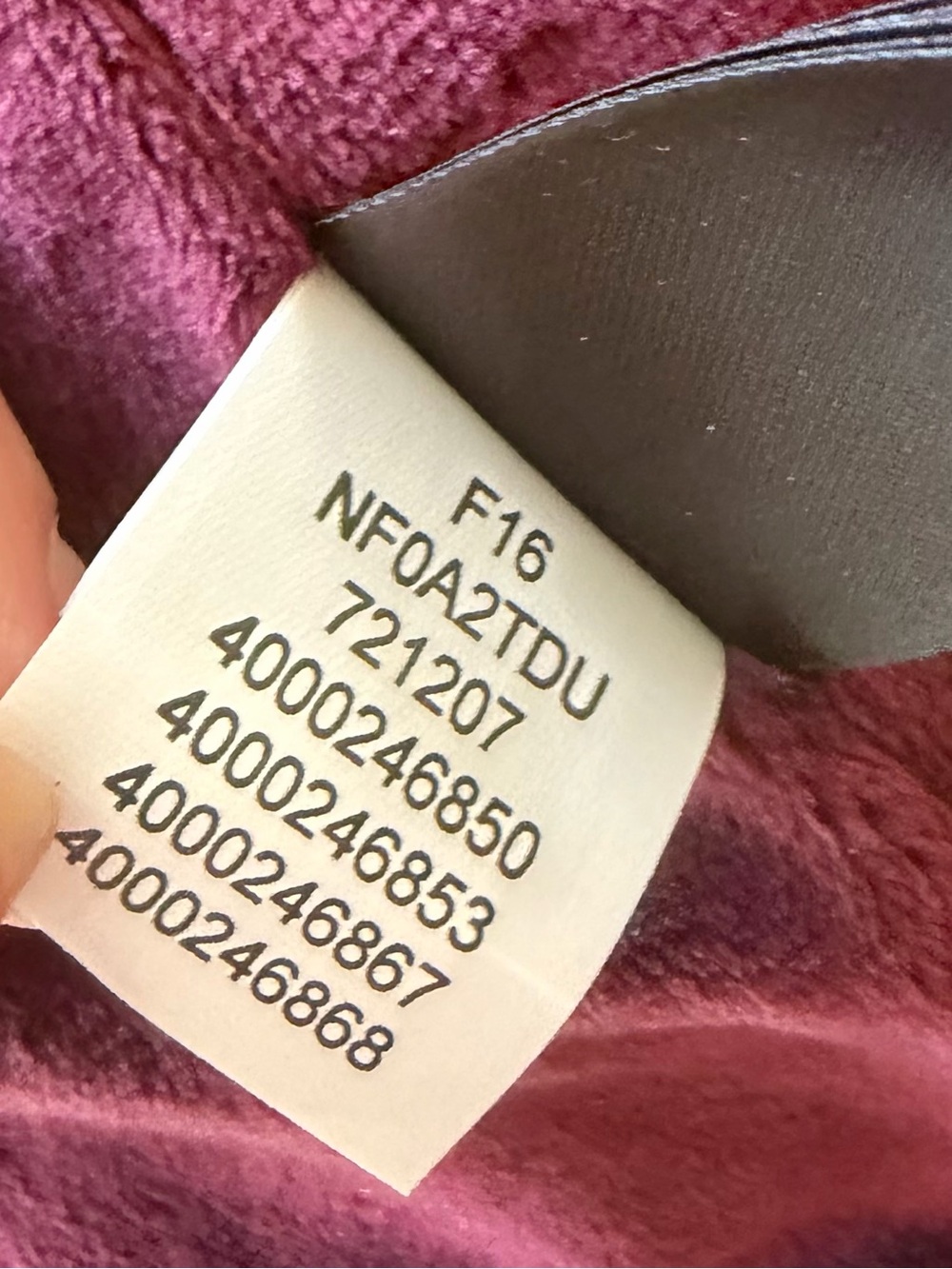 The North Face Women's Hooded Softshell Jacket - Berry, Fleece Lined, Sz M NWOT - Picture 7 of 8
